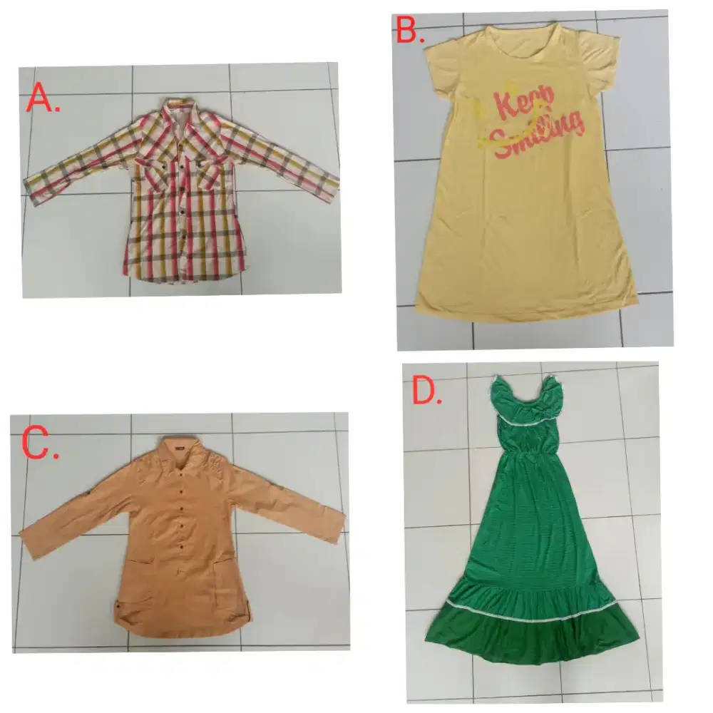 Pakaian Wanita Siap Pakai~ Baju Bersih dan Terawat