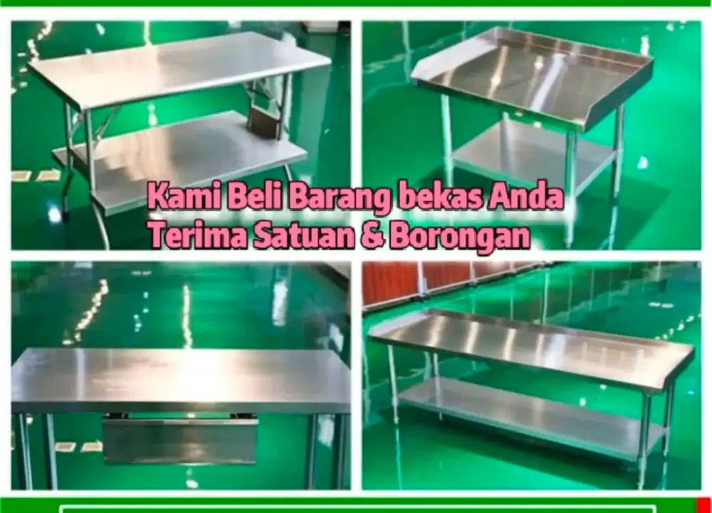 Kami terima Lagi Barkas Meja Dapur stainless, dan Mebel bekas lainnya