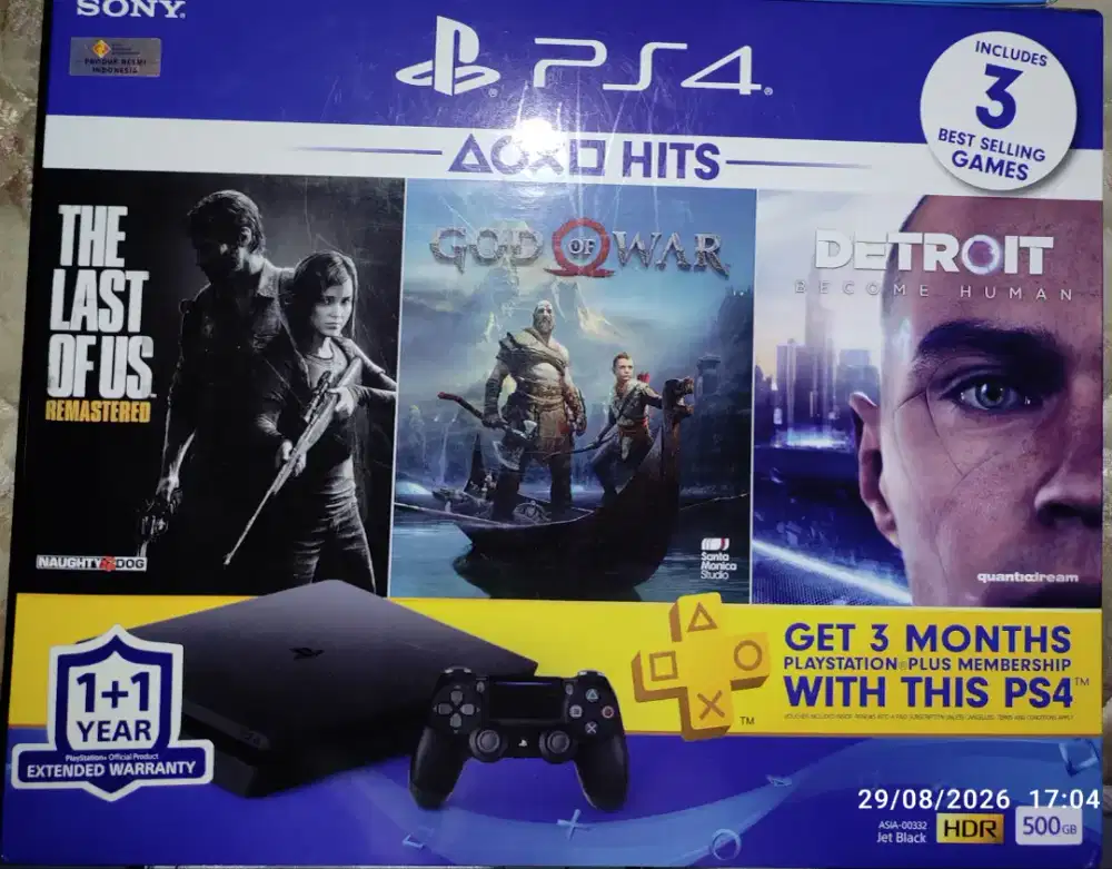 Ps4 slim 500GB OFW, 3 dualshock4, 10 bd disc plus cooling stand