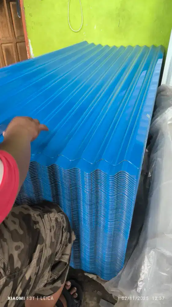 Seng Gelombang. Ukuran 1.80 x 80 . 0.25