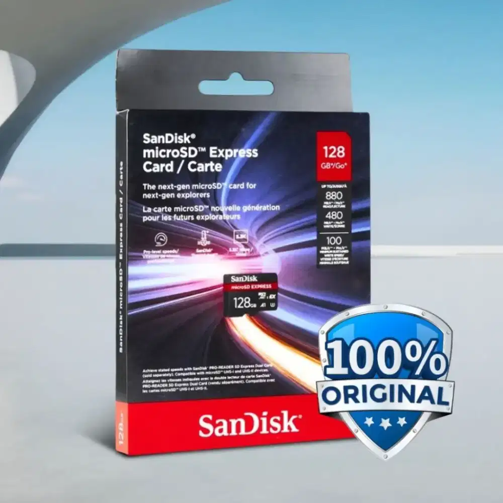 MicroSD Express card 128GB Nintendo, gopro