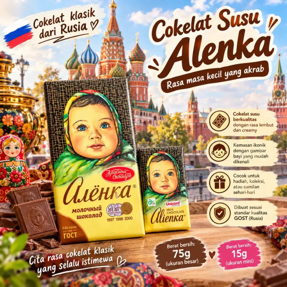 Yang minat reseller coklat russia