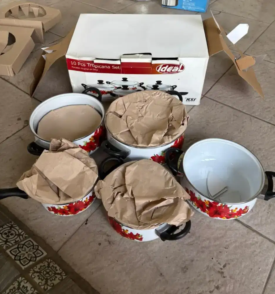 Dijual Panci 1 set Tropicana Set Ideal