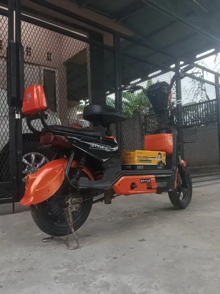 sepeda listrik aki baru full sett