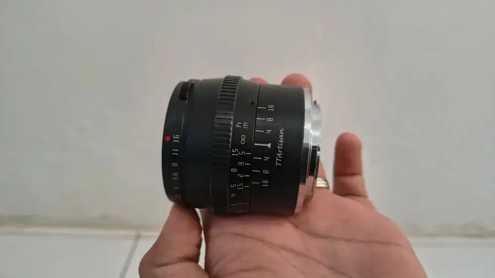 lensa TTartisan 50mm F1.2 for canon M (mirrorless)