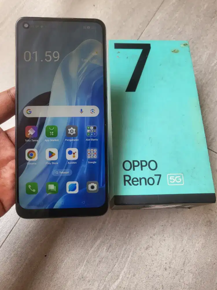 Jual cepat oppo reno7 5g ram 8/256 fullset