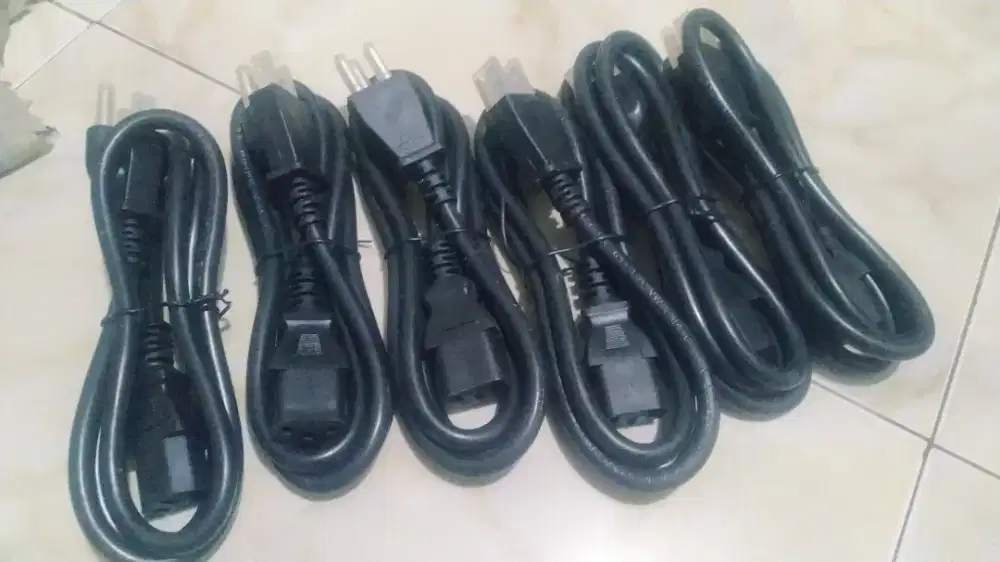 Kabel Power PC Tebal Baru Colokan 3  bawaan UPS