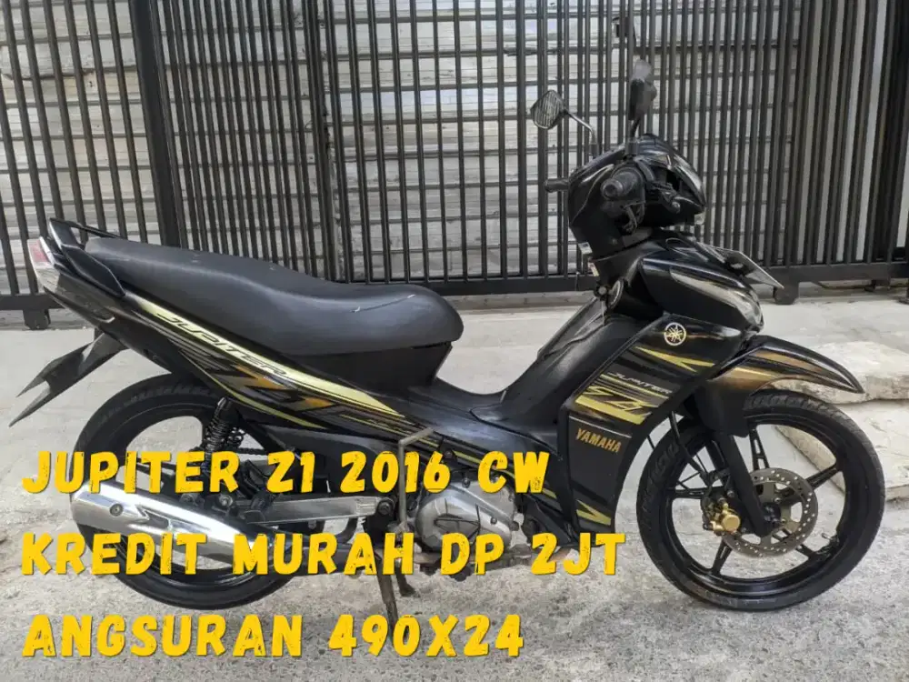 Jupiter Z1 Cw 2016 Hitam Metalik Mesin Topp