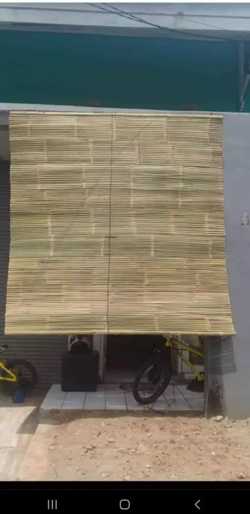 Tirai/krey bambu tirai rotan dan kayu