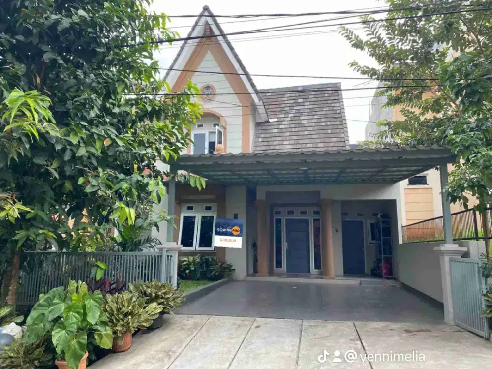 RUMAH 2 LANTAI SHM BUKIT GOLF RIVERSIDE CIBUBUR RAPI SIAP HUNI