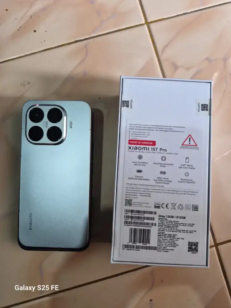 Jual Xiaomi 15t pro 12/512