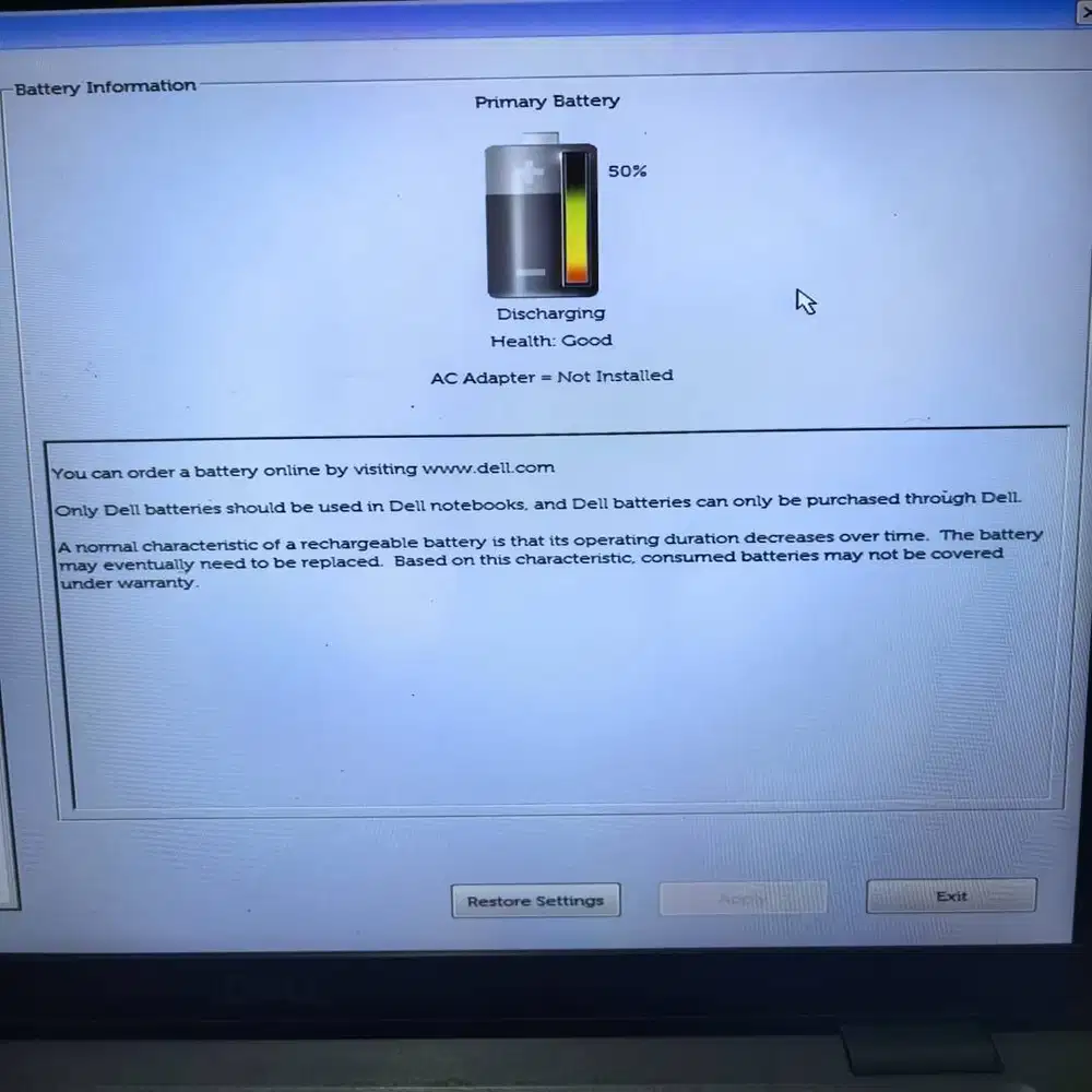 Laptop Dell 5400