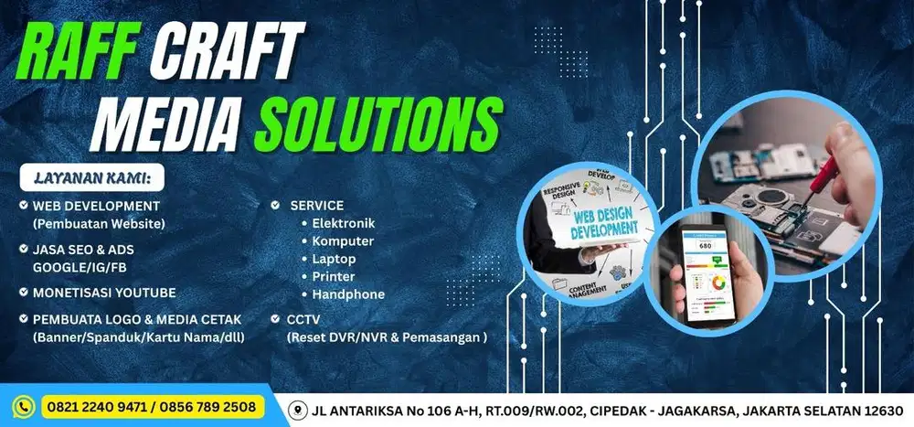 Jasa panggilan Perbaikan Elektronik CCTV Komputer