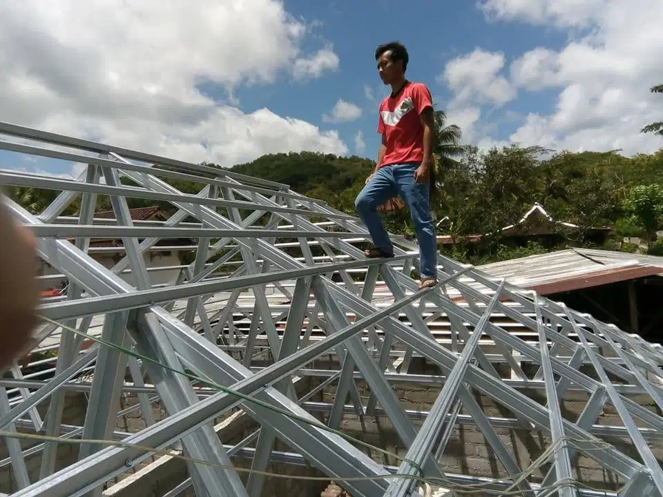 Konstruksi Baja Ringan UPVC ALDERON/DRSHIELD Kuat Kokoh Berkualitas