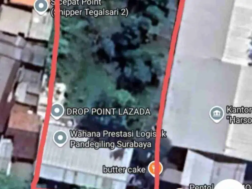 DISEWAKAN TANAH PUSAT KOTA NOL JLN, COCOK BUAT MINIMARKET,RESTO,KLINIK, BENGKEL,GUDANG & USAHA LAINNYA, JL. PANDEGILING