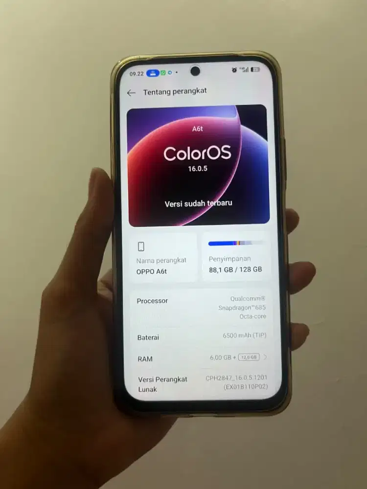 Jual oppo a6t ram 6 128gb 2026