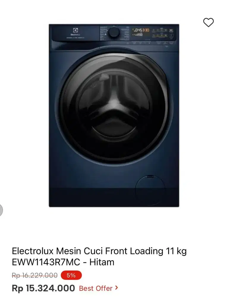 WM FRONT LOAD ELECTROLUX 11kg