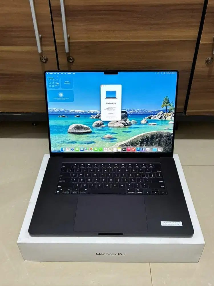 Macbook Pro 16 inch M4 Pro Ram 48/1TB ibox Lengkap Gar on December