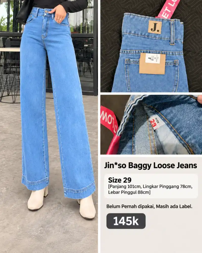 PRELOVED BAGGY LOOSE JEANS