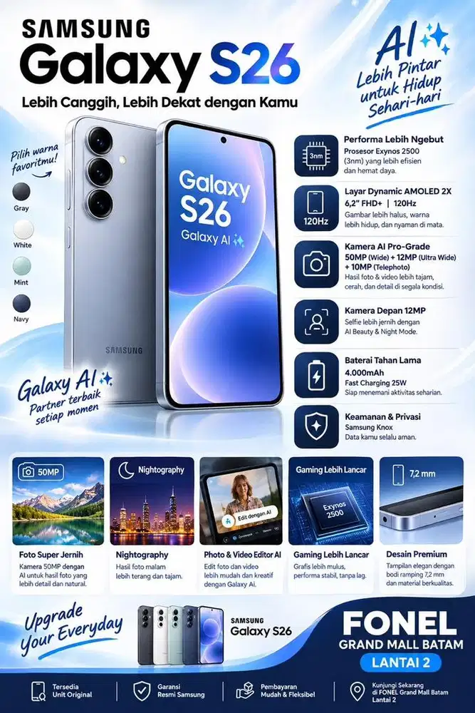 Samsung s26 5G 256GB