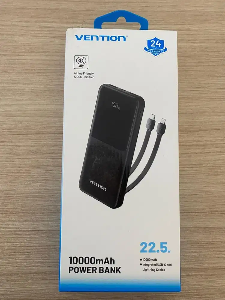 powerbank vention 10.000mAh white