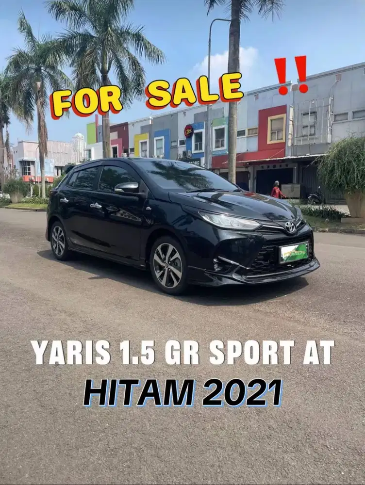 FOR SALE TOYOTA YARIS 1.5 GR SPORT AT HITAM 2021