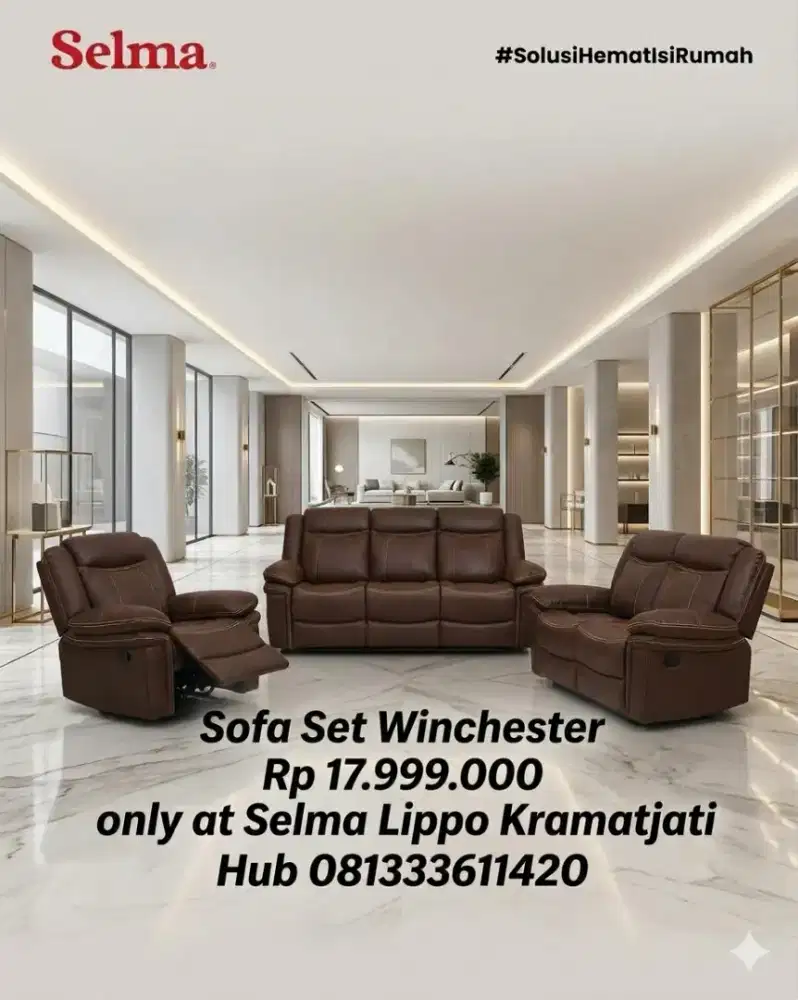 Sofa Set Recliner Winchester