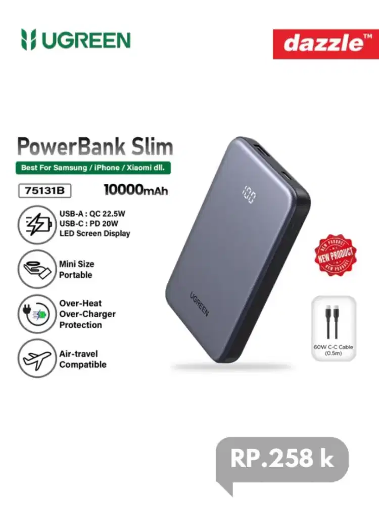 Powerbank mini 10k mAh 20W UGREEN