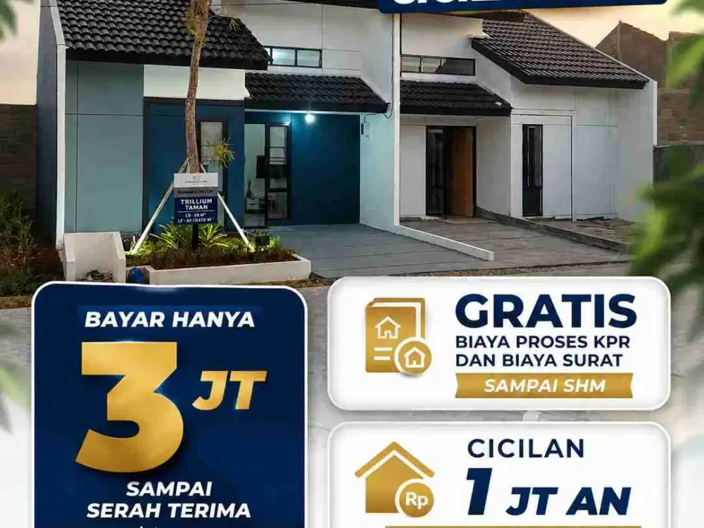 Rumah Subsidi dekat Stasiun