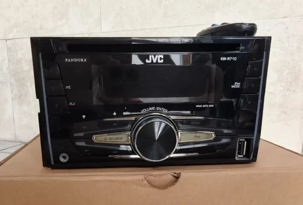 Head unit jvc copotan mobilio ori like new mulus.
