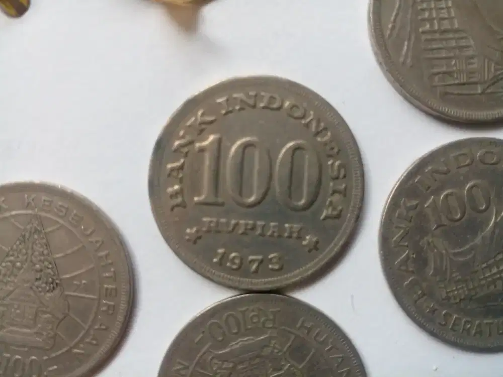 koin kuno 100 rupiah 1973 - 1978