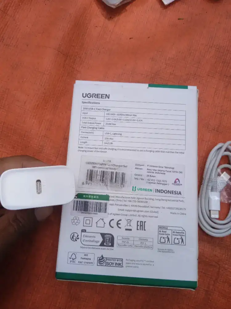 Charger type C + kabel