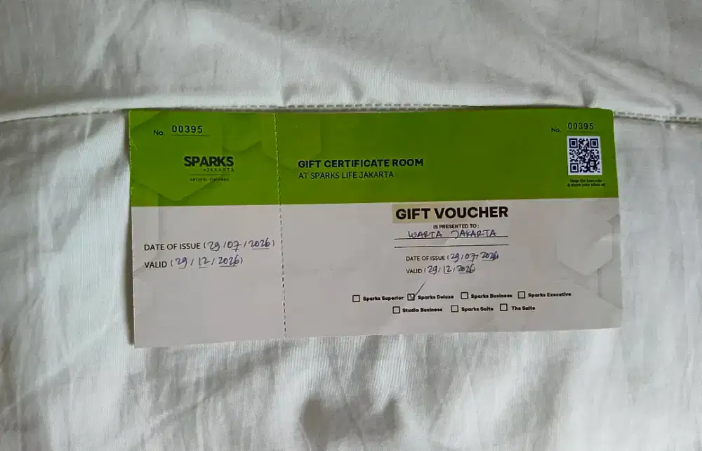 Voucher Sparks life Jakarta
