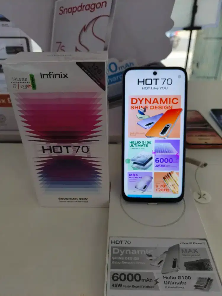 Infinix hot 70 8/128
