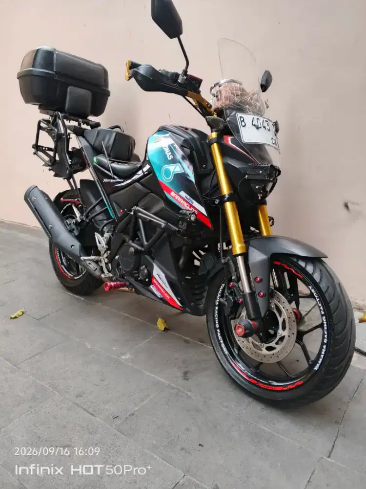 Yamaha xabre modif ringan pajak panjang baru kaleng bulan8