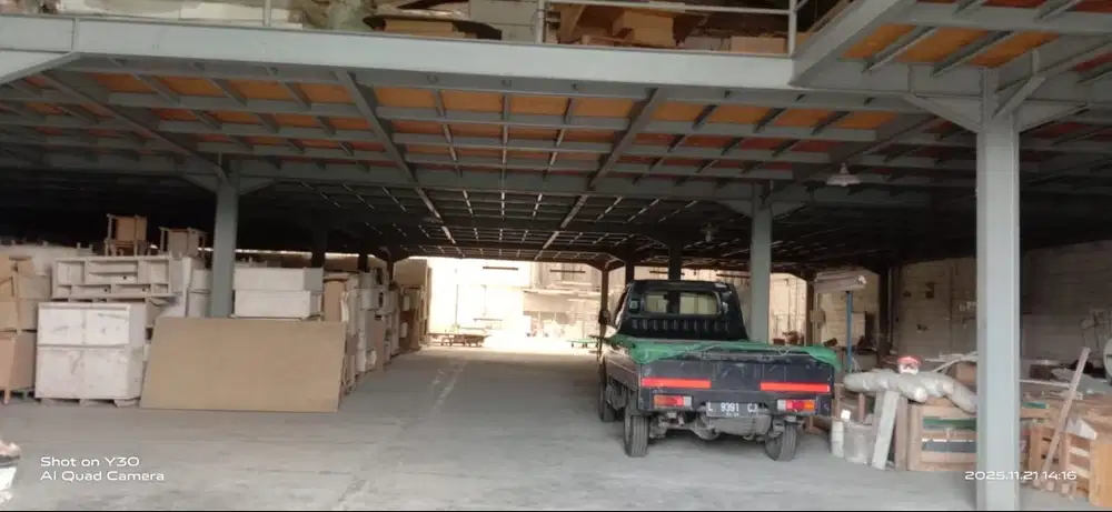 DIJUAL CEPAT EX PABRIK MEBEL CERME GRESIK! ADA KANTOR & MESS 2 LANTAI!