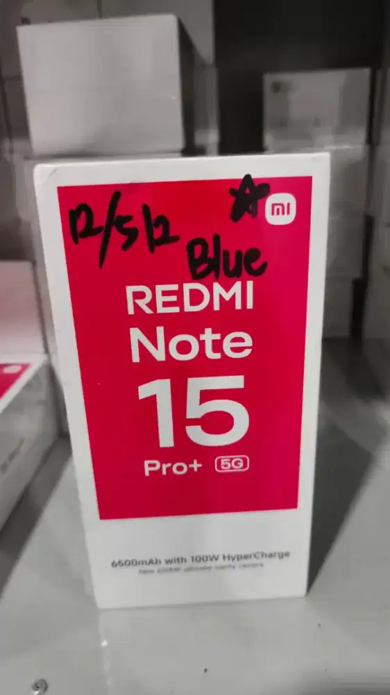 XIAOMI REDMI NOTE 15 PRO PLUS 12GB/512GB BNIB Segel Garansi Resmi
