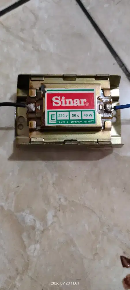 Ballast / trafo lampu 40 watt