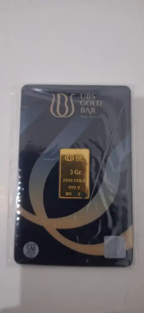 Emas UBS 3gr, harga dibawah pasaran