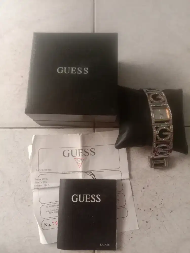 Jual BU jam tangan guess nego