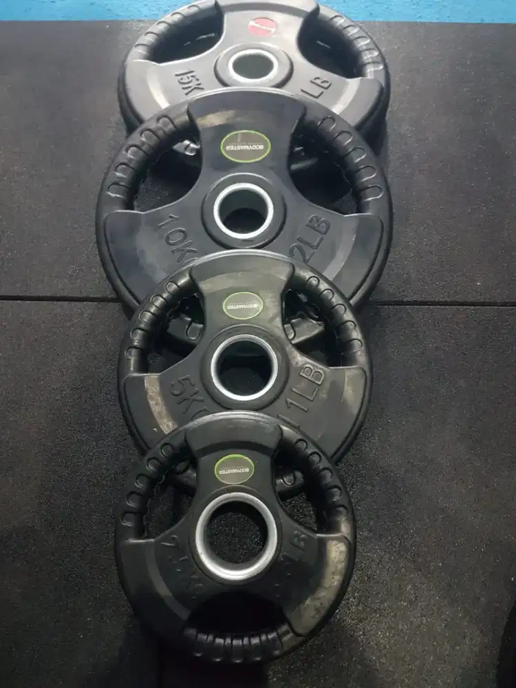 Weight plate rubber