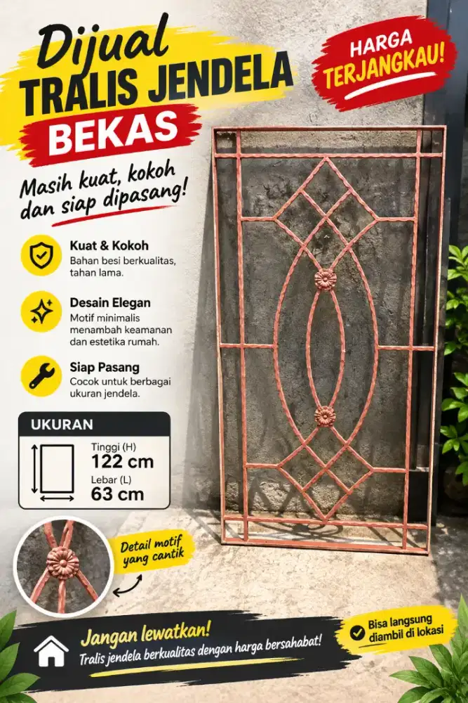 Teralis Besi Jendela