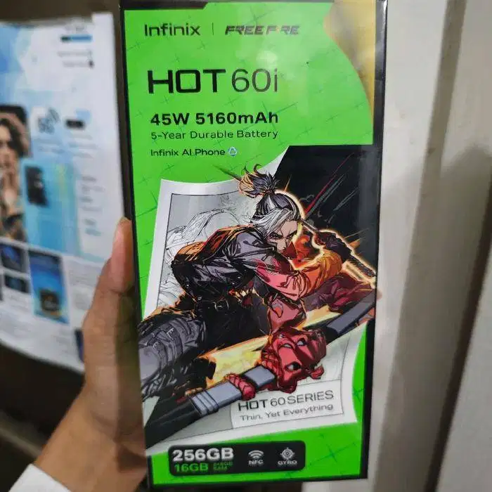 INFINIX HOT 60i 8/256 (NEW/SEGEL)