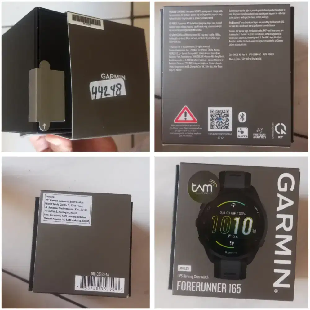 FORERUNNER 165 GARMIN KONDISI BARU JUAL RUGI