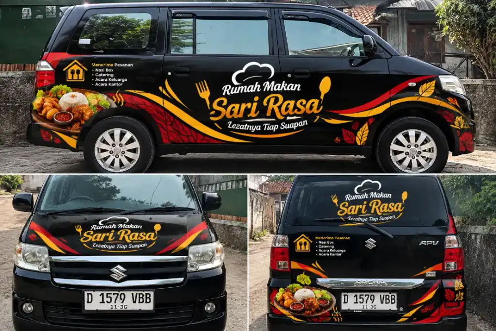 Pemasangan branding mobil