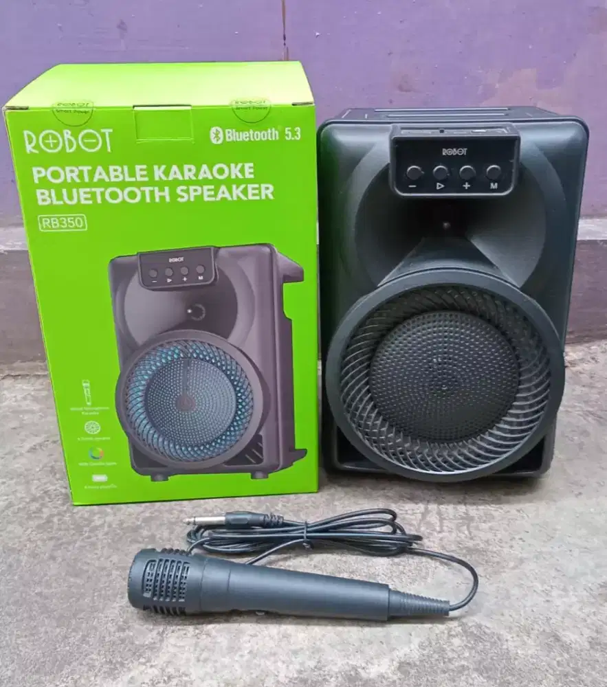 Speaker Karaoke Bluetooth Robot
