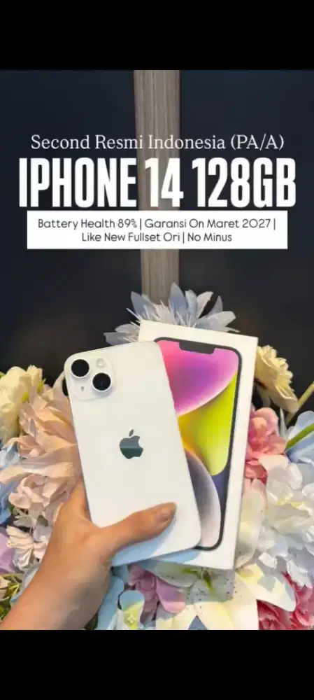 ip 14 128GB Second Resmi