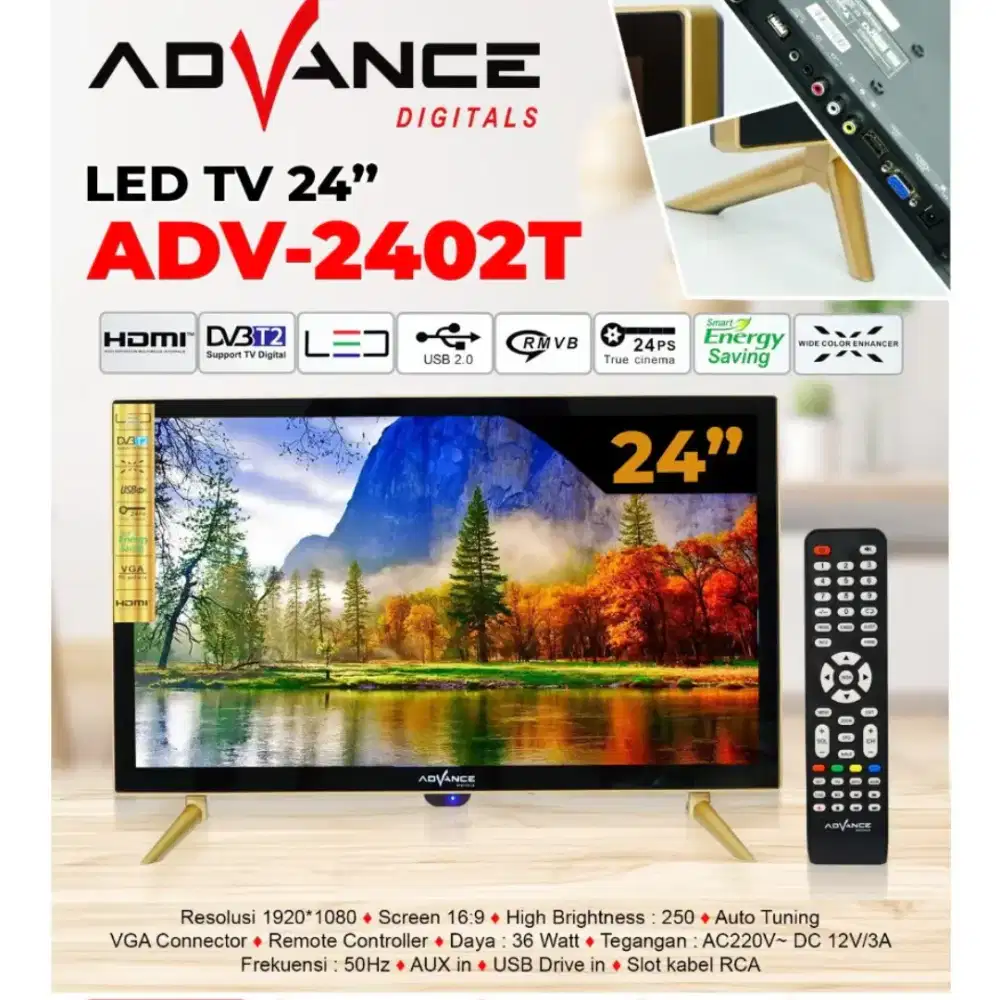 TERMURAH ! LED ADVANCE ADV 2402T DIGITAL 24 BISA KREDIT