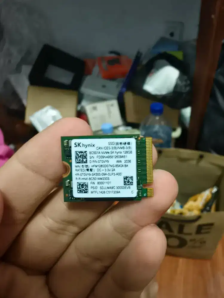 BEKAS SSD M.2 NVME 128GB - HEALTH 90++