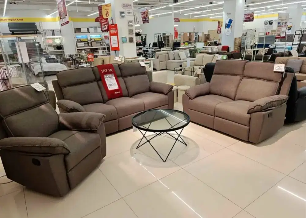 SOFA RECLINER SET TERMURAH